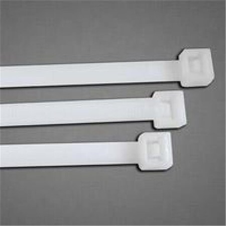 Anchor Brand Cable Tie, 24-1/2 in L, 7.20 in Max Bundle Dia., Natural, Nylon 6/6, 175 lb Strength, 50 PK 102-24175N